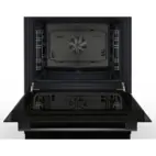 Bosch Spis HLN39A060U med varmluft, elegant multifunktionell modell med svart fi