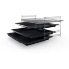 Bosch Spis HLN39A060U med varmluft, elegant multifunktionell modell med svart fi