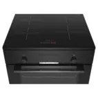 Bosch Spis HLN39A060U med varmluft, elegant multifunktionell modell med svart fi