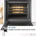Bosch Spis HLN39A020 Kompakt & funktionell med klassisk design och varmluft