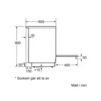 Bosch Spis HLN39A020 Kompakt & funktionell med klassisk design och varmluft
