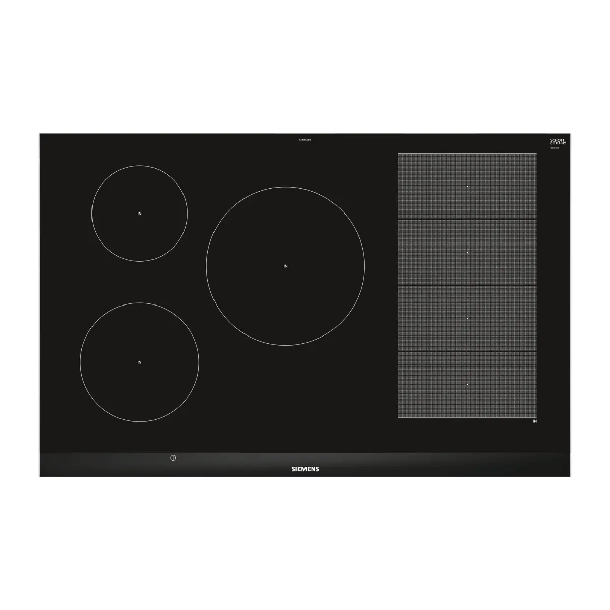 Siemens induktionshäll EX875LVC1E 80 cm iQ700, PerfectFry & flexinduktion
