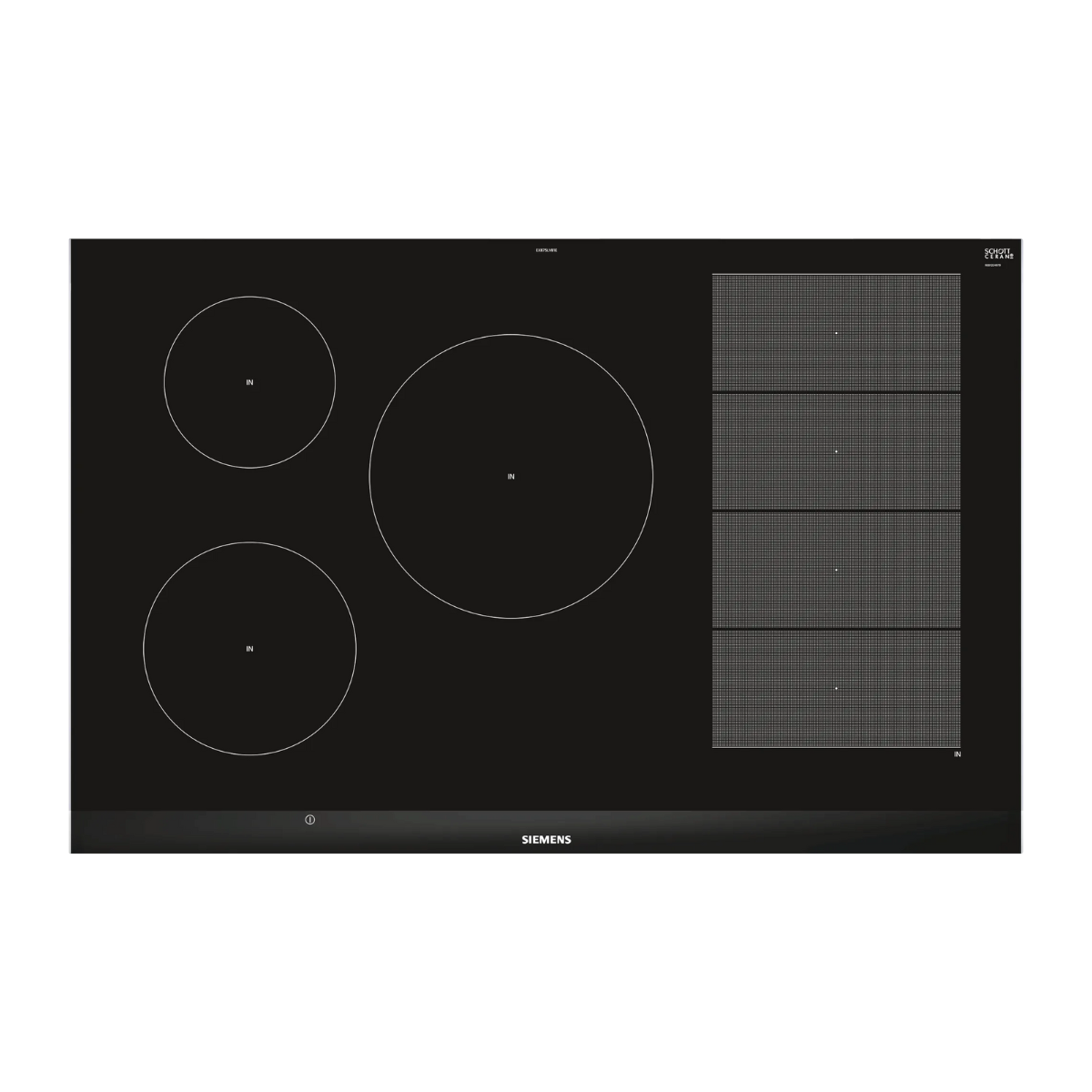 Siemens induktionshäll EX875LVC1E 80 cm iQ700, PerfectFry & flexinduktion