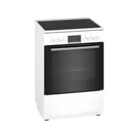 Bosch glaskeramikspis HKN31A020U Vit design, varmluft & EcoClean