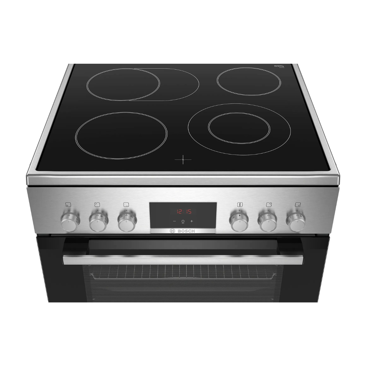 Bosch Spis HKR39A250W Kompakt modell med glaskeramikhäll & klassisk funktion