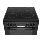Bosch Spis HKN31A060U med varmluft Serie 4, svart finish, modern & stilren