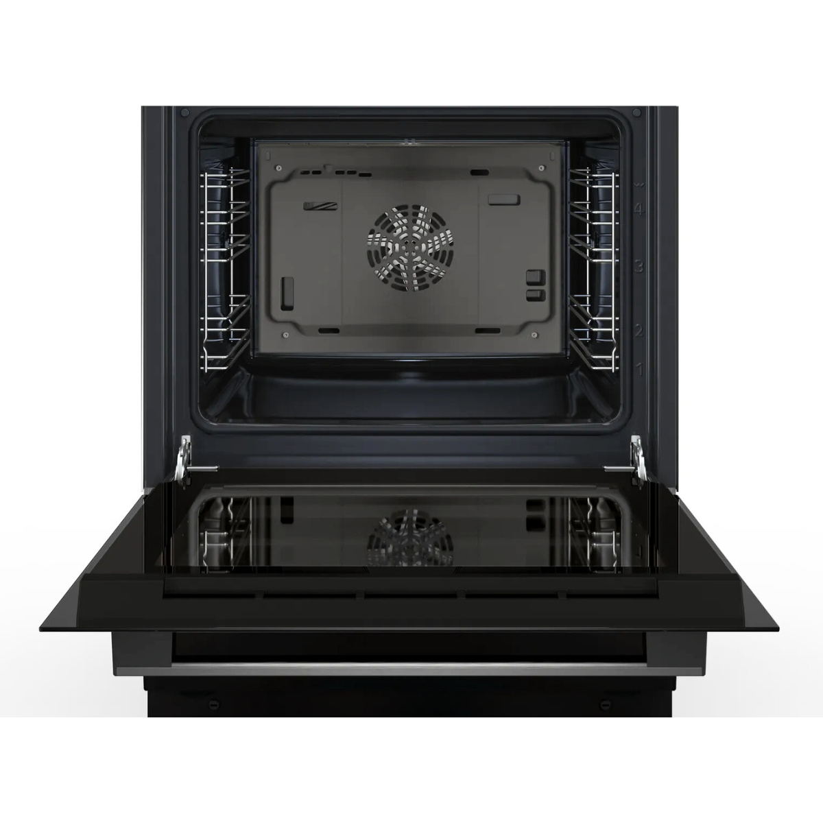 Bosch Spis HKN31A060U med varmluft Serie 4, svart finish, modern & stilren