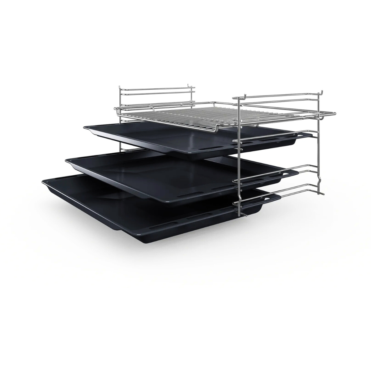 Bosch Spis HKN31A060U med varmluft Serie 4, svart finish, modern & stilren