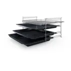 Bosch Spis HKN31A060U med varmluft Serie 4, svart finish, modern & stilren