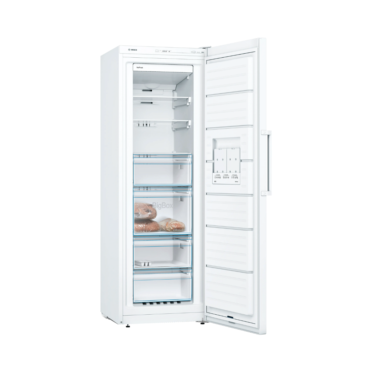 Bosch Frysskåp GSN33VWEP NoFrost, flexibel inredning & energieffektiv design