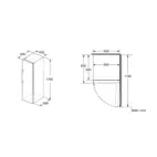 Bosch Frysskåp GSN33VWEP NoFrost, flexibel inredning & energieffektiv design