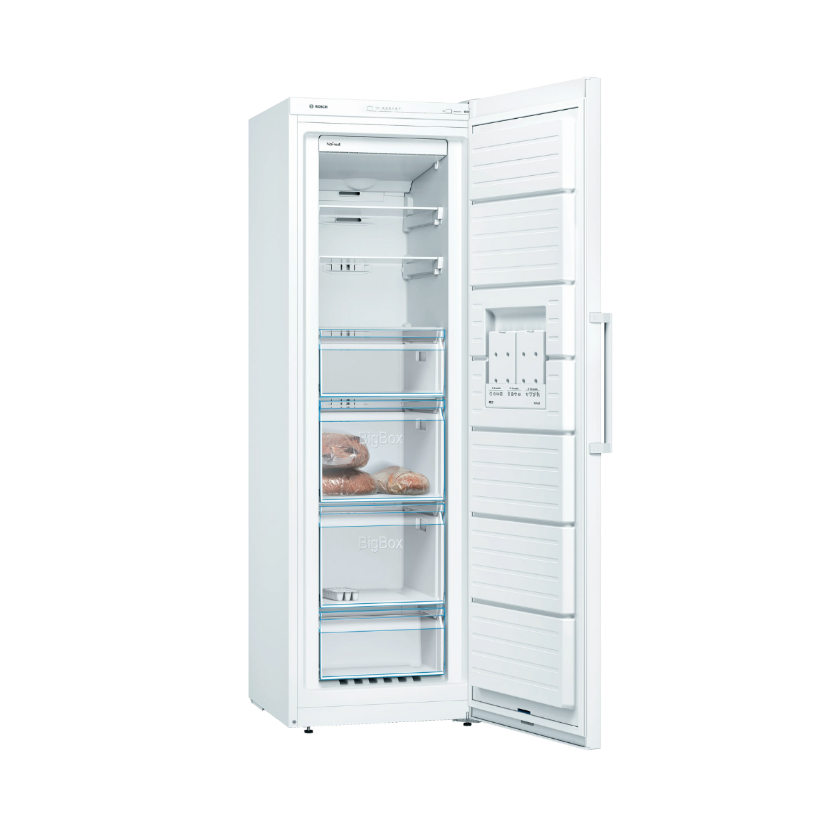 Bosch Frysskåp GSN36VWEP Rymlig modell i vitt med smart förvaring