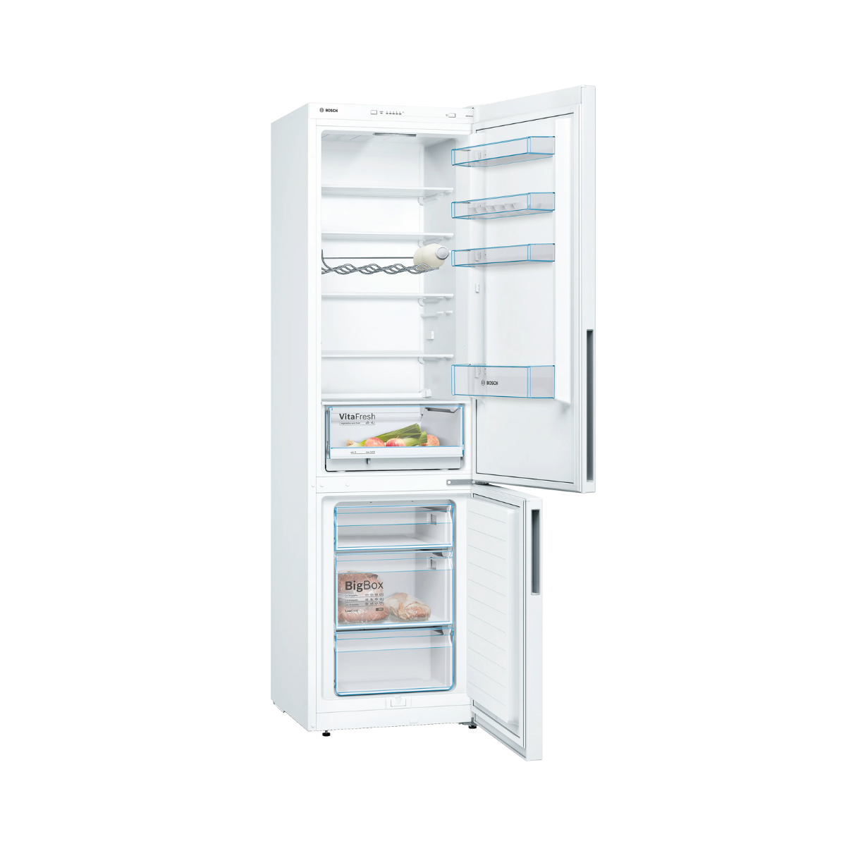 Bosch kyl-frys KGV39VWEA Vit & rymlig modell med VitaFresh och låg energiförbruk
