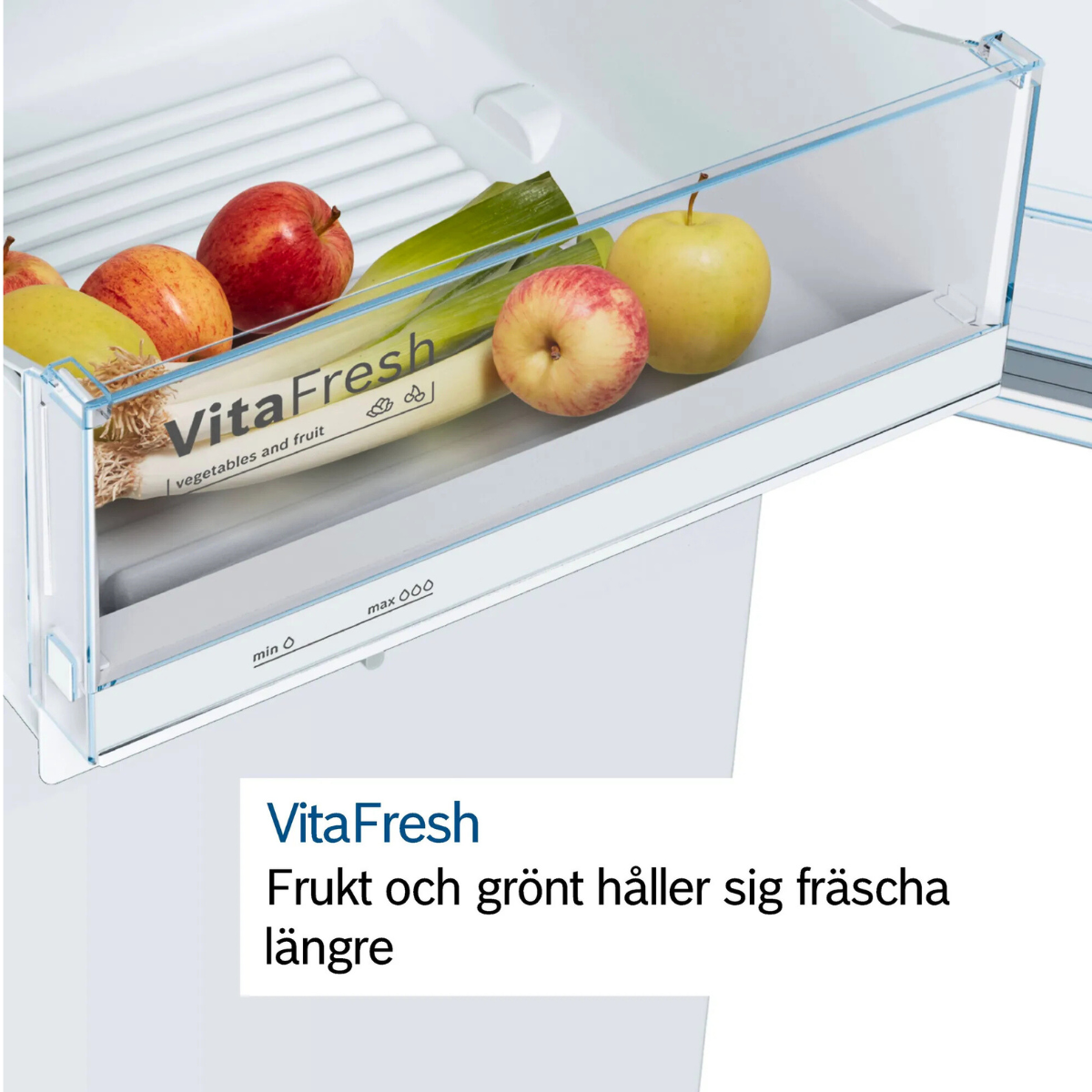 Bosch kyl-frys KGV39VWEA Vit & rymlig modell med VitaFresh och låg energiförbruk