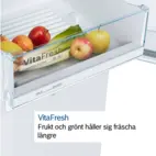 Bosch kyl-frys KGV39VWEA Vit & rymlig modell med VitaFresh och låg energiförbruk