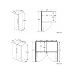 Bosch Kylskåp KSV36NWEP 186 x 60 cm (Serie 2)  SuperCooling, EasyAccess-hylla &