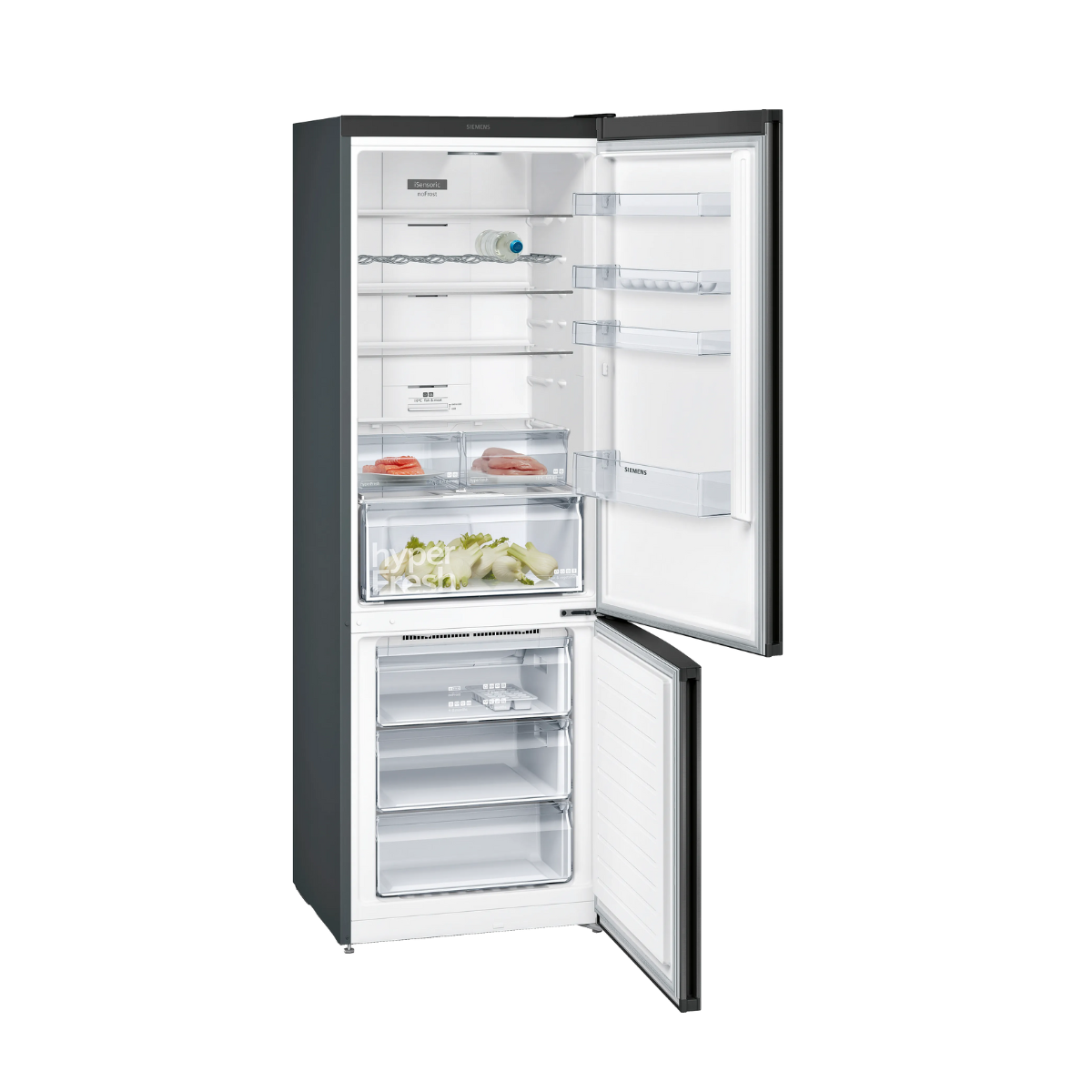 Siemens kyl-frys KG49NXXEA iQ300, 70 cm bred, modern design & låg ljudnivå