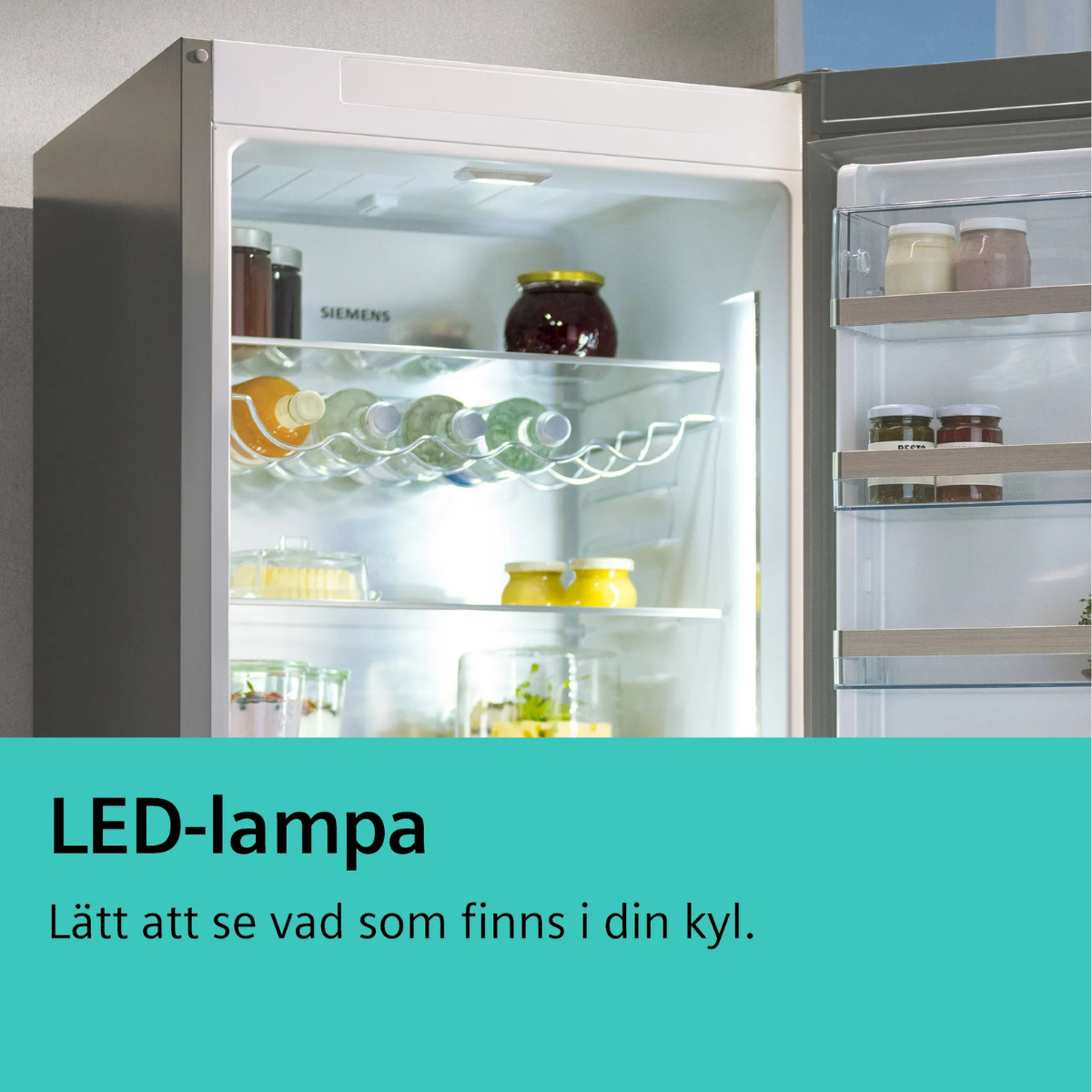 Siemens iQ300 Integrerad Kyl/Frys KI87VVFE1 177,2 x 54,1 cm hyperFresh, lowFrost