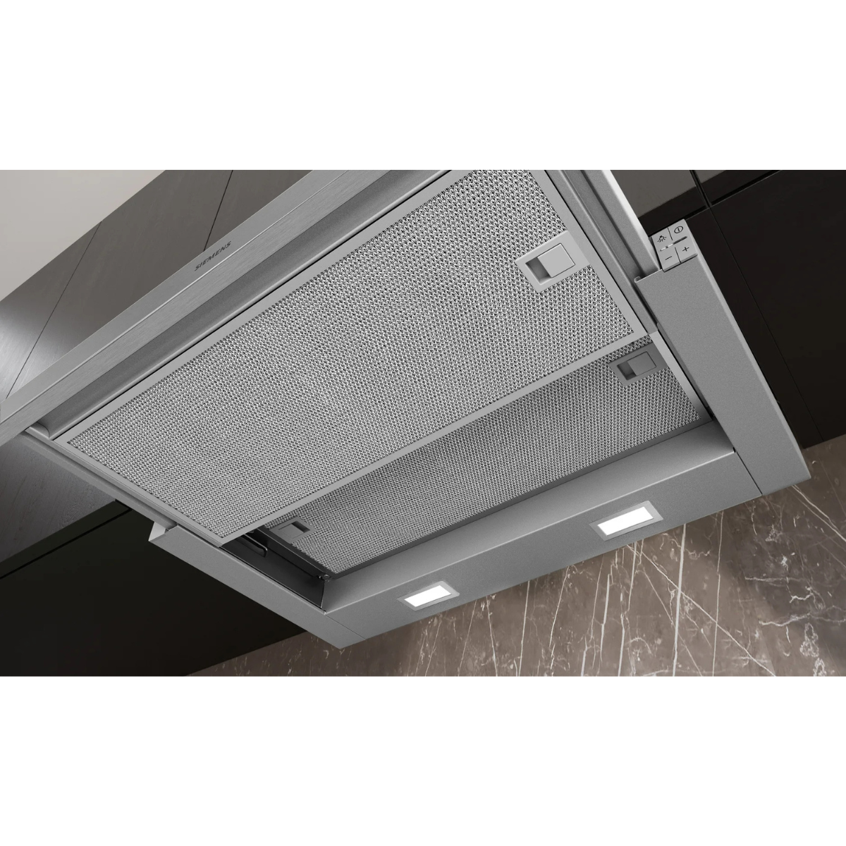 Siemens iQ300 LI67RB531 Utdragbar Köksfläkt 60 cm silver metallic