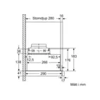 Siemens iQ300 LI67RB531 Utdragbar Köksfläkt 60 cm silver metallic