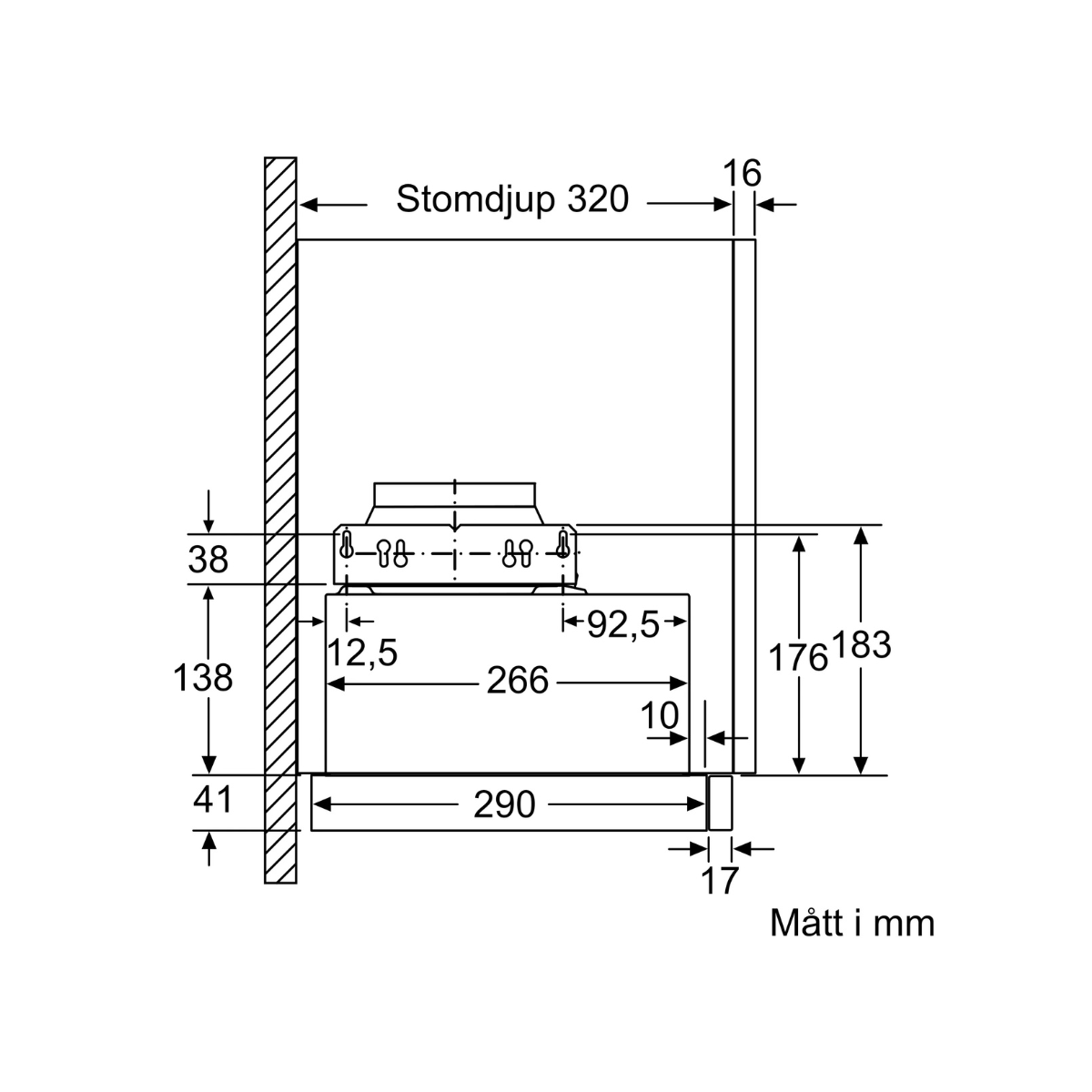 Siemens iQ300 LI67RB531 Utdragbar Köksfläkt 60 cm silver metallic