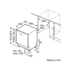 Siemens diskmaskin SN65EX12CE iQ500, med Zeolith-torkning, WiFi & toppkorg