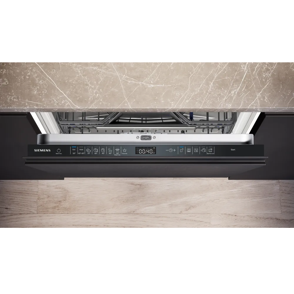 Siemens diskmaskin SN65EX12CE iQ500, med Zeolith-torkning, WiFi & toppkorg