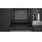 Siemens ugn med ånga HR532GBS3 iQ300, smart och stilren med varmluft & grill