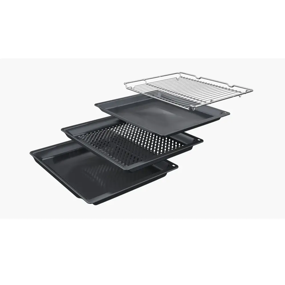 Siemens ugn med ånga HR532GBS3 iQ300, smart och stilren med varmluft & grill