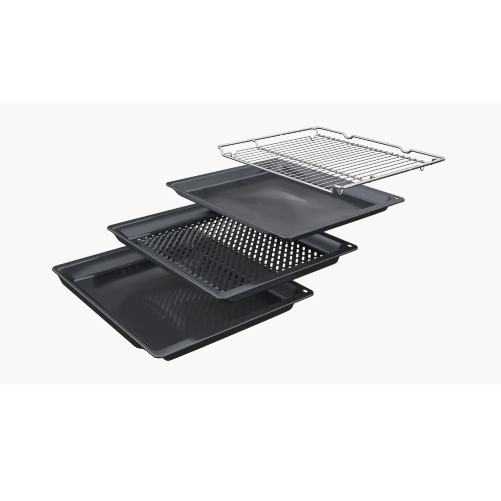 Siemens ugn med ånga HR532GBS3 iQ300, smart och stilren med varmluft & grill