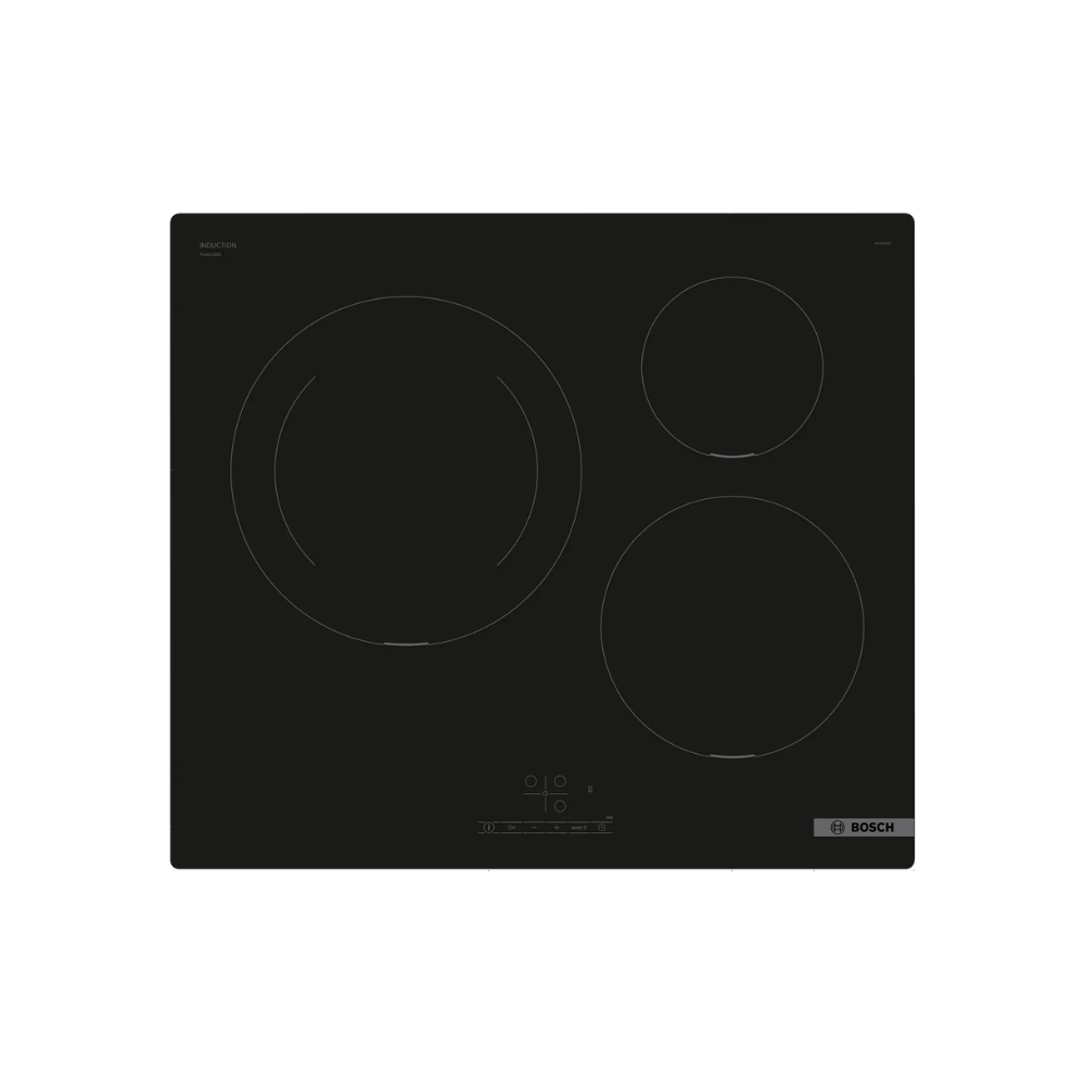 Bosch induktionshäll PUJ611BB5E FlexInduktion & PowerBoost, modern & slimmad