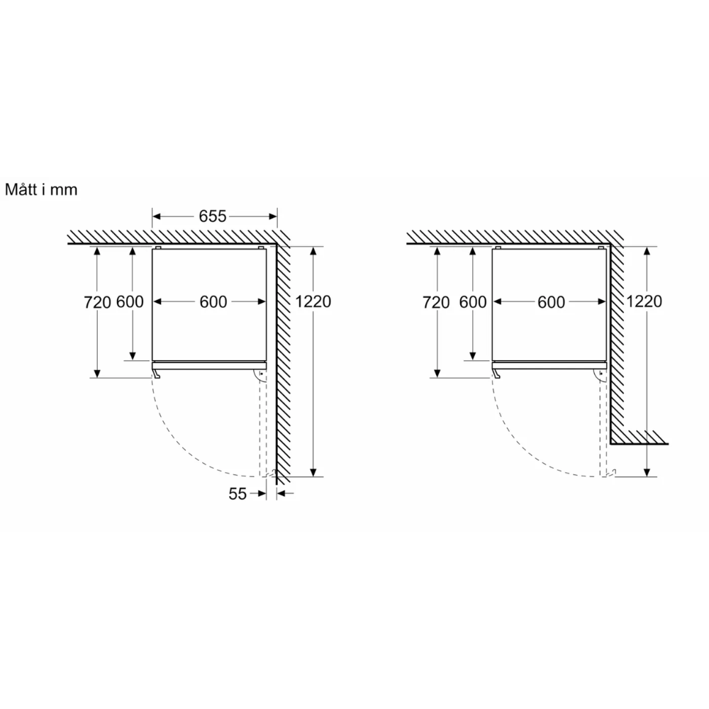 Bosch kyl-frys KGN39VXCT Serie 4, rostfri yta & BigBox-funktion för extra förvar