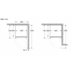 Bosch kyl-frys KGN39VXCT Serie 4, rostfri yta & BigBox-funktion för extra förvar