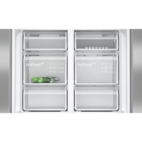 Siemens iQ300 Kyl/Frys KF96NVPEA 91cm, Borstat Stål, hyperFresh, noFrost, LED-b