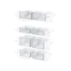 Siemens iQ300 Kyl/Frys KF96NVPEA 91cm, Borstat Stål, hyperFresh, noFrost, LED-b