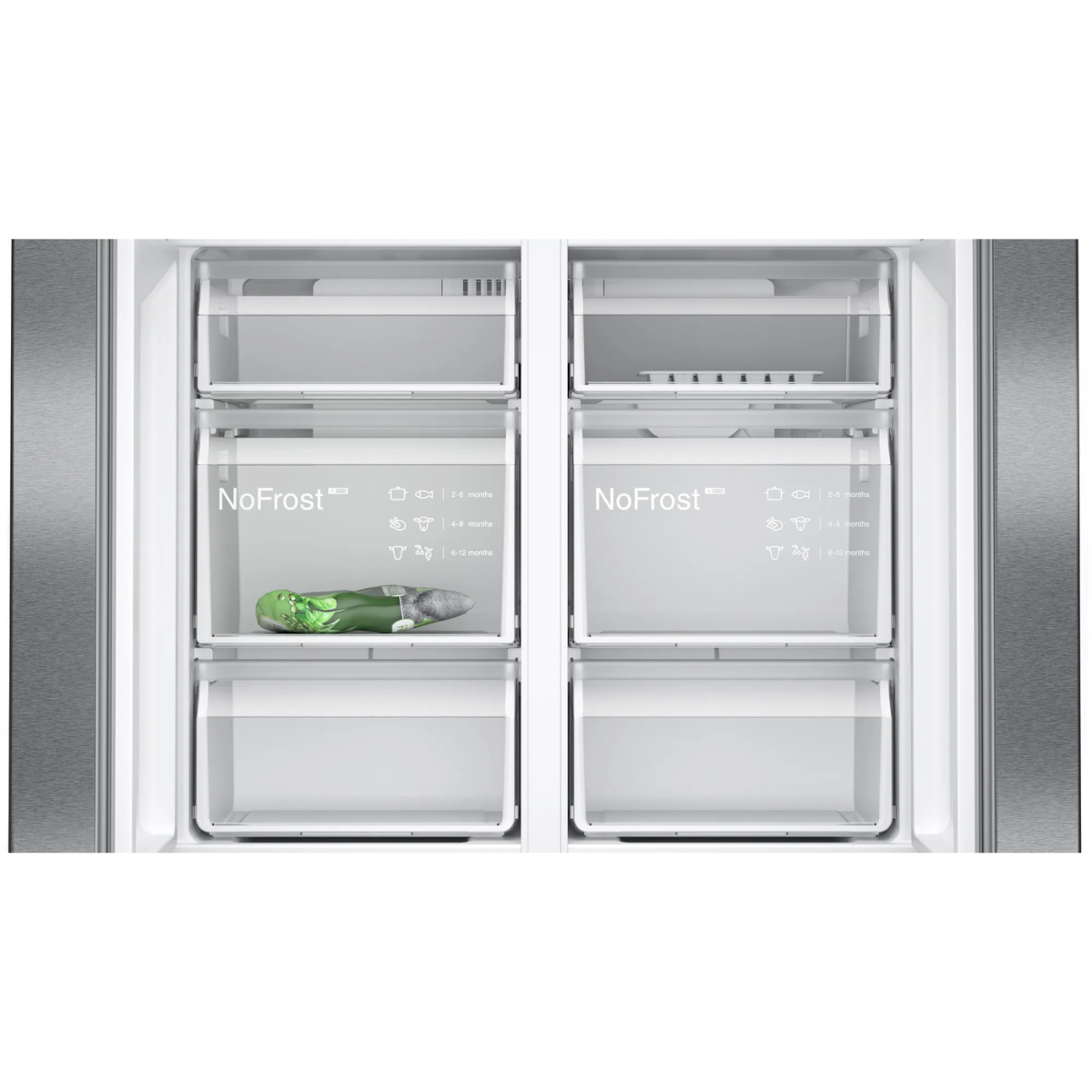 Siemens iQ300 French Door Kyl/Frys KF96NAXEA 91 cm hyperFresh, noFrost, LED-bely
