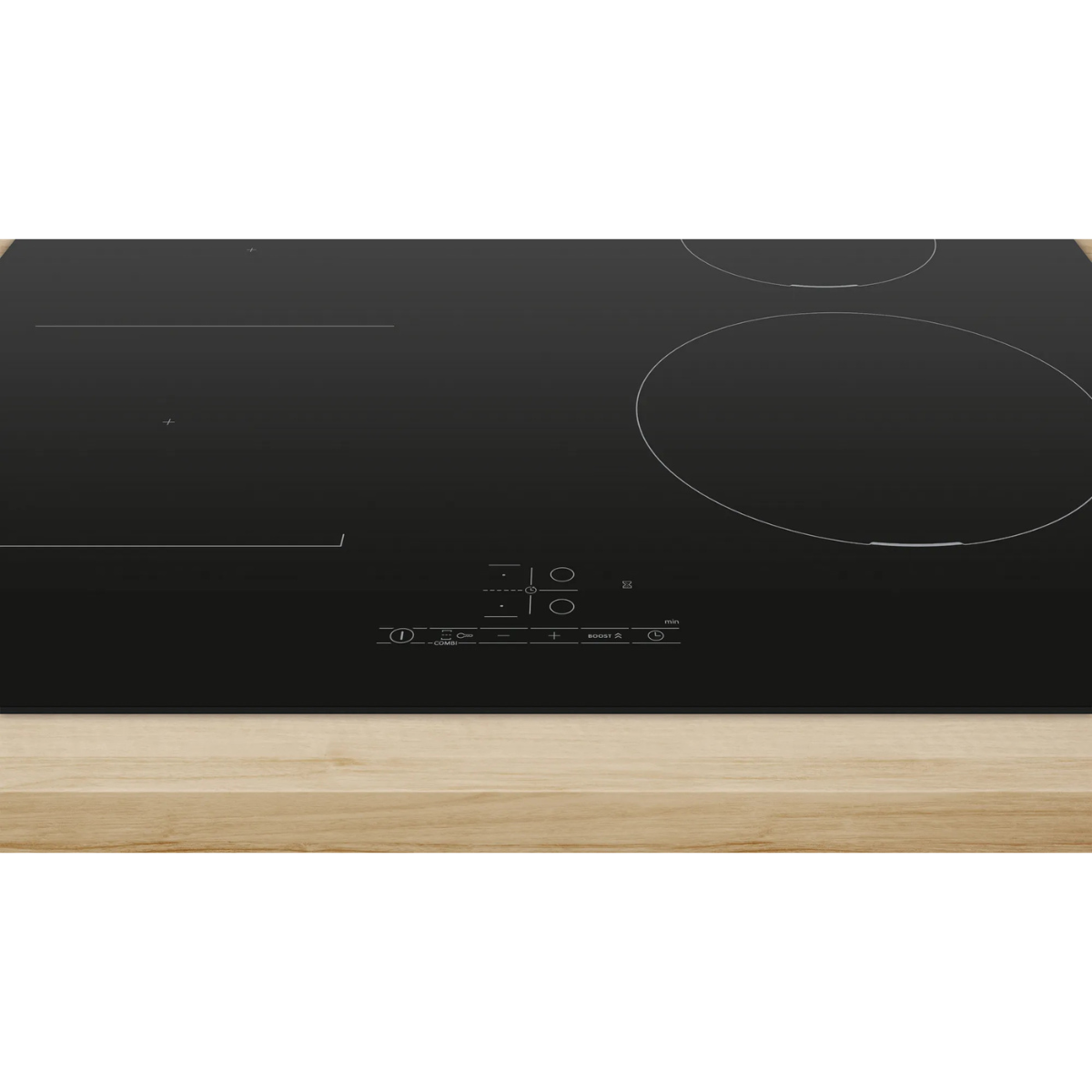Bosch Serie 4 Induktionshäll PWP611BB5E 60 cm CombiZone & PowerBoost, svart, uta