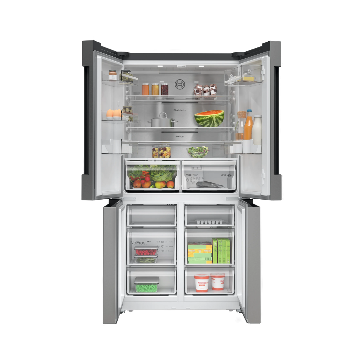 Bosch Serie 4 French Door Kyl/Frys KFN96VPEA 91 cm VitaFresh XXL, NoFrost, LED-b