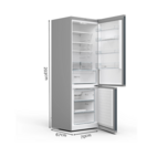 Bosch Serie 4 KGN49XLEA Kyl/Frys 70 cm VitaFresh, NoFrost, LED-belysning