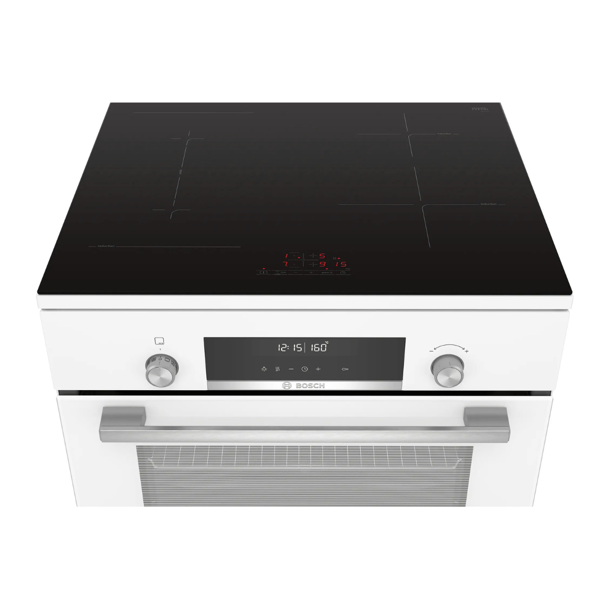 Bosch Serie 6 Induktionsspis HLS79W321U 60 cm, AutoPilot, stektermometer, pyro