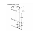 Siemens iQ300 Integrerad Kyl/Frys KI86NVSE0 177 cm, NoFrost, hyperFresh