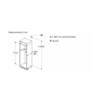 Siemens iQ300 Integrerad Kyl/Frys KI86NVSE0 177 cm, NoFrost, hyperFresh