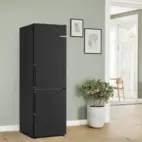 Bosch kyl-frys KGN36VXCT Serie 4, svart modell med VitaFresh & LED-belysning