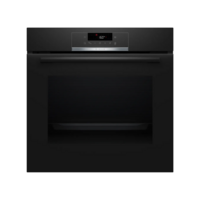 Bosch inbyggnadsugn HBA571BB3 Serie 4, svart design, med effektiv varmluft