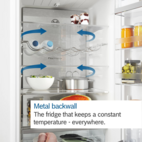 Bosch Serie 6 KFN96AXEA 183 cm French Door Kyl/Frys, VitaFresh XXL Pro