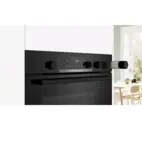 Bosch varmluftsugn HRG532BB3 Serie 4, med softClose & AutoPilot 10-funktioner