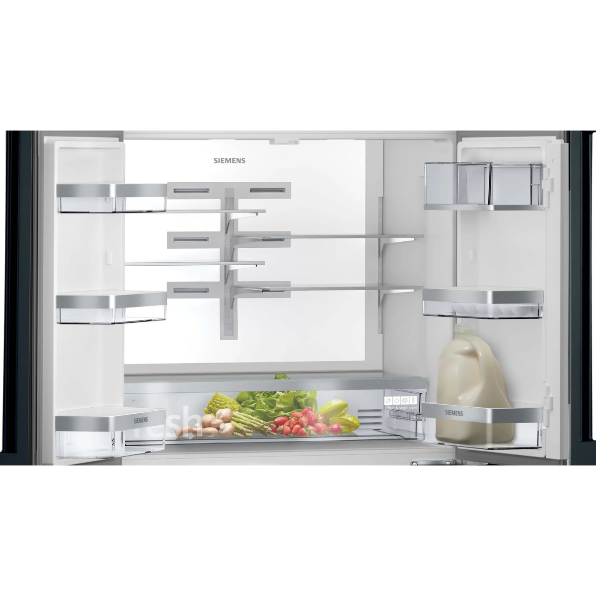 Siemens iQ700 KF96RSBEA 183 cm French Door Kyl/Frys, NoFrost, IceTwister