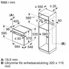 Siemens inbyggnadsugn HB579GBR3 iQ500, elegant svart med snabb uppvärmning