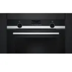 Siemens inbyggnadsugn HB579GBR3 iQ500, elegant svart med snabb uppvärmning