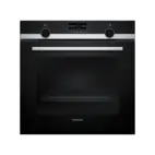 Siemens inbyggnadsugn HB579GBR3 iQ500, elegant svart med snabb uppvärmning